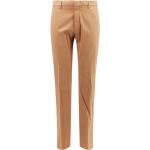 Pantalons classiques de créateur Ermenegildo Zegna marron stretch Taille L 