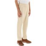 Pantalons taille élastique de créateur Ermenegildo Zegna beiges Taille XL 