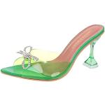 Escarpins compensés vert d'eau en cuir à motif animaux pour pieds larges Pointure 39 avec un talon entre 7 et 9cm look fashion pour femme 