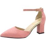 Sandales roses en cuir Pointure 39 look fashion pour femme 