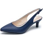 Escarpins pointus de soirée bleus pour pieds larges Pointure 41,5 look fashion pour femme 