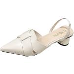 Sandales plates blanches à paillettes pour pieds larges Pointure 39 look fashion pour femme 
