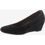Chaussures trotteurs Gabor noires en velours Pointure 44 look casual pour femme 