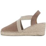 Chaussures casual Toni pons taupe en daim Pointure 35 look casual pour femme 