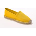 Chaussures casual jaunes en textile respirantes Pointure 38 look casual pour femme 