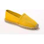 Chaussures casual jaunes en textile respirantes Pointure 39 look casual pour femme en promo 