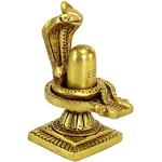 Statuettes Shiva dorées en laiton de 10 cm 