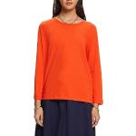 T-shirts Esprit orange en coton à manches courtes à manches courtes à col rond Taille XL look fashion pour femme en promo 