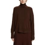 Pulls en laine Esprit marron à col roulé Taille L look fashion pour femme en promo 