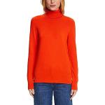 Pulls col roulé Esprit orange en viscose à col roulé Taille XS look fashion pour femme en promo 