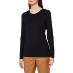 T-shirts Esprit noirs en jersey à manches courtes bio à manches courtes à col rond Taille XS look fashion pour femme 