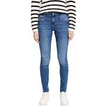 Jeans slim Esprit bleus en denim délavés W26 look fashion pour femme 