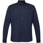 Chemises unies Esprit bleu marine en coton Taille XS classiques pour homme 