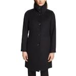 Vestes d'hiver Esprit noires à logo en laine à col montant Taille M look fashion pour femme en promo 
