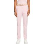 Pantalons chino Esprit rose pastel bio W42 look fashion pour femme 