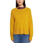 Pulls en laine Esprit Collection jaunes en laine à col rond Taille M look fashion pour femme 