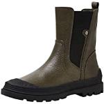 Boots Chelsea Esprit kaki étanches pour pieds étroits à élastiques Pointure 42 look fashion pour femme 