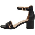 Sandales à talons Esprit noires Pointure 42 avec un talon jusqu'à 3cm look fashion pour femme 