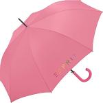 Parapluies automatiques Esprit roses à logo en polyester look fashion 