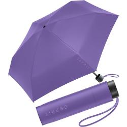 ESPRIT Parapluie de poche au design multicolore, Lavande foncé, 95 cm, Parapluie de poche Super Mini