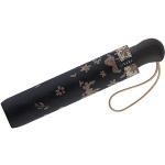 Parapluies pliants Esprit noirs à fleurs en polyester à motif fleurs look fashion pour femme 