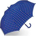 Esprit Parapluie long double point, bleu, 105 cm