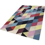 Tapis Esprit Triangle multicolores en coton 60x110 modernes pour enfant 
