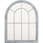 Grand miroir fenêtre en métal Atelier Esschert Design - gris 8714982080623