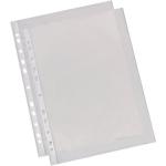 ESSELTE Sachet de 100 pochettes perforées A4 en polypropylène lisse 4/100e incolore - transparent 13089