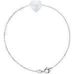 Bracelets coeur argentés en cristal avec certificat d'authenticité look fashion pour femme 
