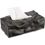 Essey 14414 Boîte pour mouchoirs en papier Wipy II, distributeur de mouchoirs rectangulaire, Noir