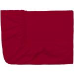 Draps housse Essix rouge carmin en coton 100x200 cm 
