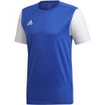 Maillots de football adidas Estro bleus look sportif pour garçon 
