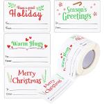 Etiquettes cadeaux blanches en papier 
