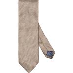 Cravates en soie ETON beiges Tailles uniques look casual pour homme 