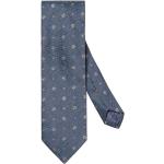 Cravates en soie ETON bleues à fleurs Tailles uniques pour homme 