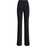 Pantalons de costume Etro noirs en viscose stretch Taille XS W44 coupe bootcut pour femme 