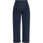 Pantalons chino Etro bleu marine Taille XS W44 pour femme 