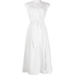 Robes Etro blanches en coton mélangé sans manches à mancherons Taille XL pour femme en promo 