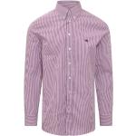 Chemises Etro violettes à rayures rayées à manches longues Taille L look casual pour homme 