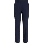 Pantalons de costume Etro bleu marine en coton mélangé Taille XXL W46 pour femme 