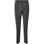 Pantalons taille haute Etro gris à rayures Taille XL 