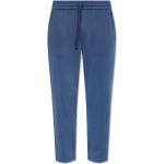 Pantalons taille élastique Etro bleues foncé Taille XL 