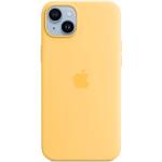 Coques & housses iPhone Apple jaunes à rayures en silicone type souple 