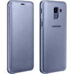 Housse Samsung Galaxy J6 bleus à rayures 