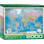 Puzzles géographie Eurographics imprimé carte du monde en promo 
