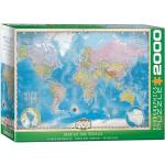 Puzzles géographie Eurographics imprimé carte du monde 