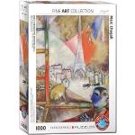 Eurographics "Marc Chagall Paris à Travers la fenêtre (Puzzle 1000p, Multicolore)