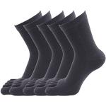 Chaussettes à doigts gris foncé respirantes en lot de 5 Pointure 39 classiques pour homme 