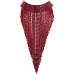 Colliers Ever Faith rouges en cristal à strass fantaisie look fashion pour femme 